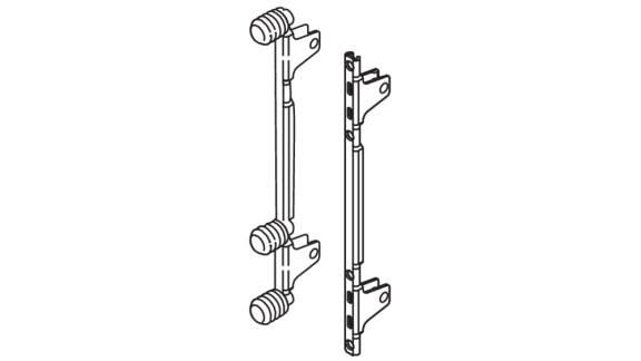Frontbefestigung LEGRABOX Höhe C