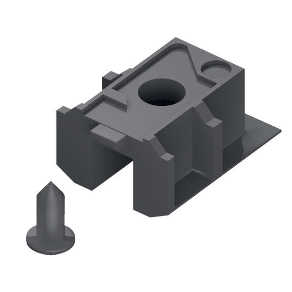 Eindkap voor bovenrail Clipo 26/36