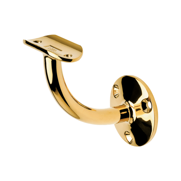 Handlaufhalter, gebogen
