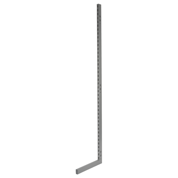 Stellijst voor rekken éénzijdig 60 x 30 mm