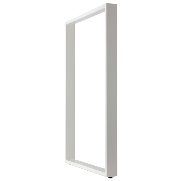 Rechthoekige aanbouw tafelpoot