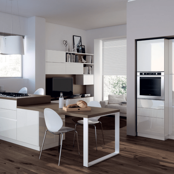 Rechthoekige aanbouw tafelpoot