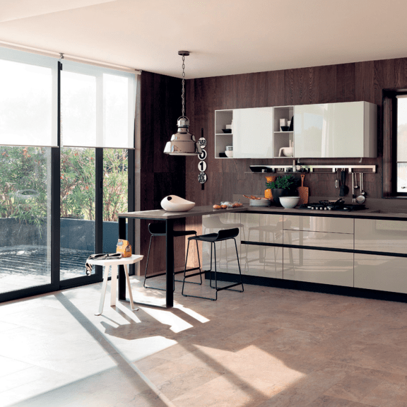 Rechthoekige aanbouw tafelpoot