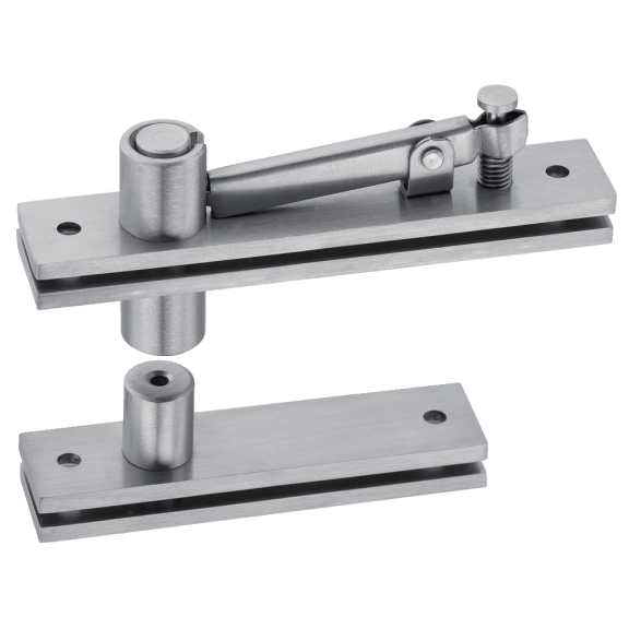 Pivot/taatsdeurscharnier inox 80 kg