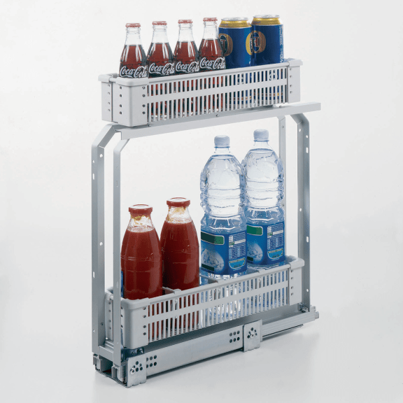 Ensemble étroit range-bouteilles