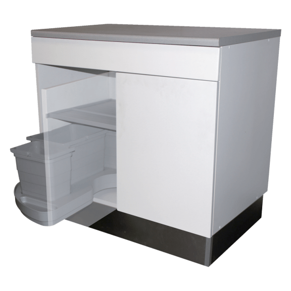 Abfalltrennsystem für Eckschrank