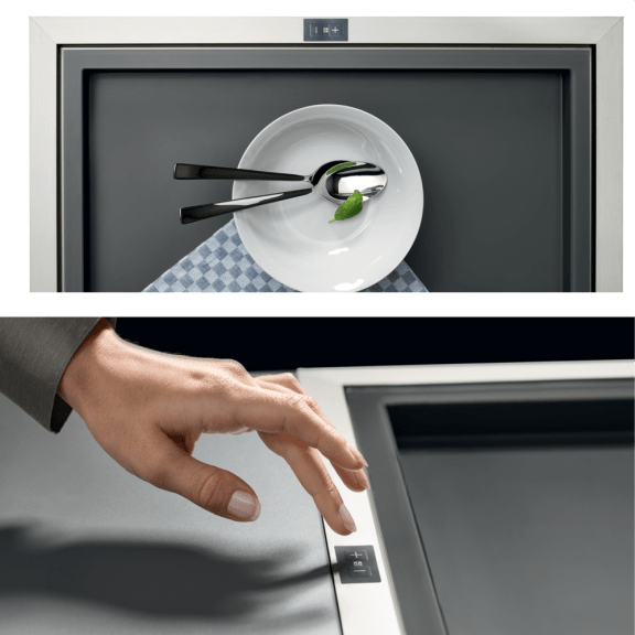 Gemotoriseerde hoekset QANTO PULL-OUT