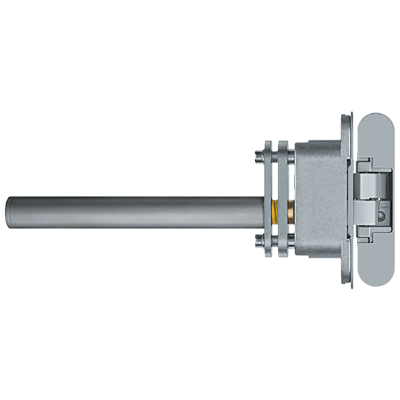 Charnière avec amortisseur et ferme-porte 45 kg