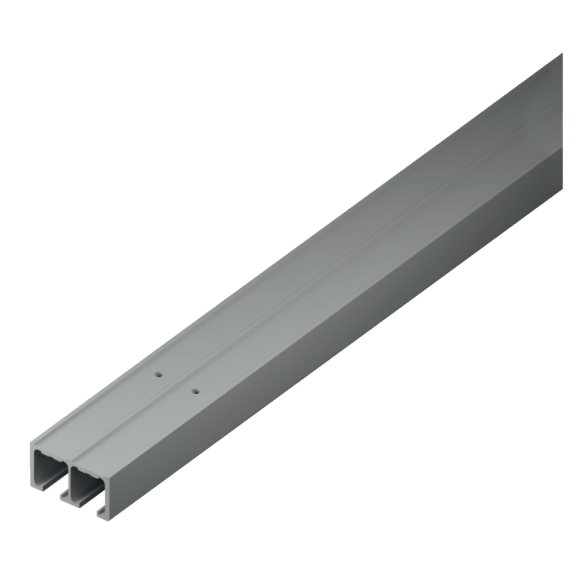 Dubbele rail opbouw Clipo 16 glas