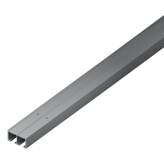 Rail double en applique Clipo 16 verre
