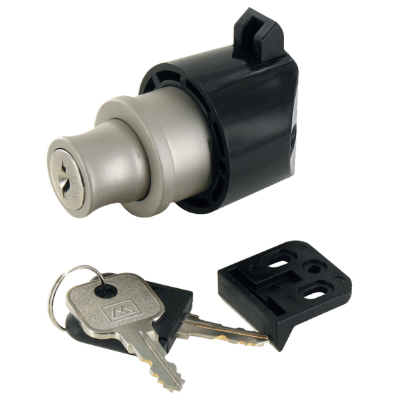 Drukslot met sleutel