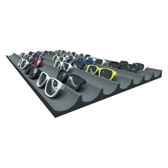 Plateau mousse recoupable