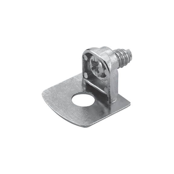 Trägerteil für Tablarverbinder SHELF BLOCK