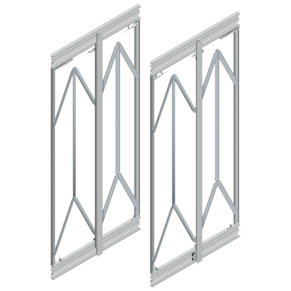 Ferrure pour porte coulissante PS66