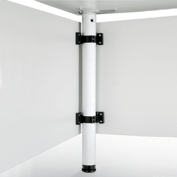 Set bevestigingen voor poot Ø60 mm