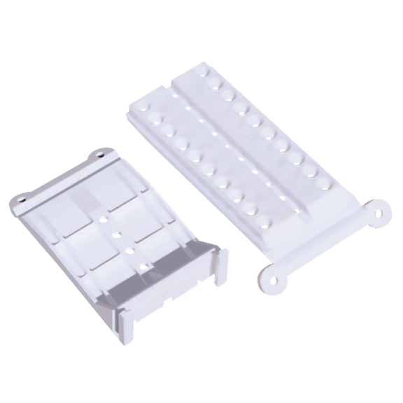 Kit de fixation inclinable pour rail