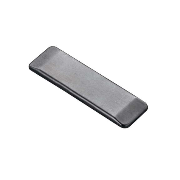 Afdekkap rechte arm Titanium