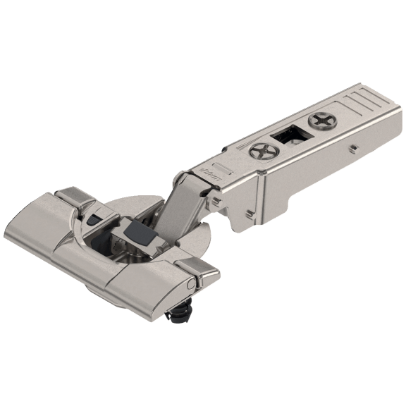 Charnière CLIP top BLUMOTION 95° pour porte épaisse en applique.