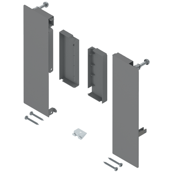 Set attache façade MERIVOBOX tiroir E à l’anglaise avec tube