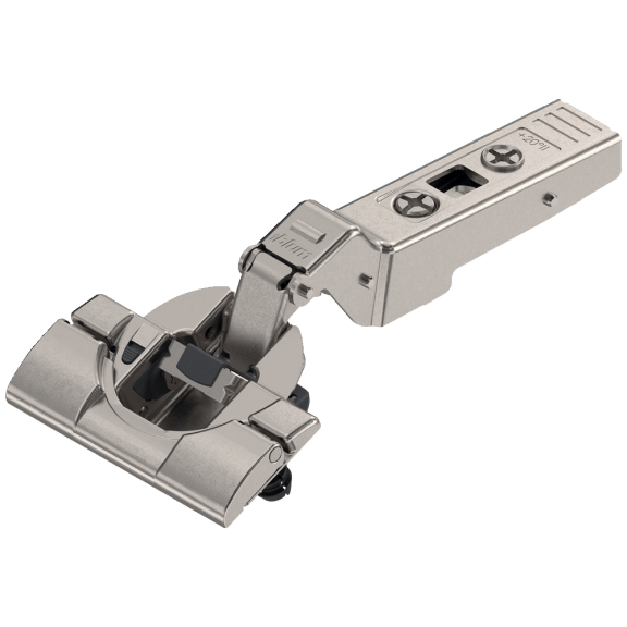 Charnière CLIP top BLUMOTION pour porte d'angle +20°