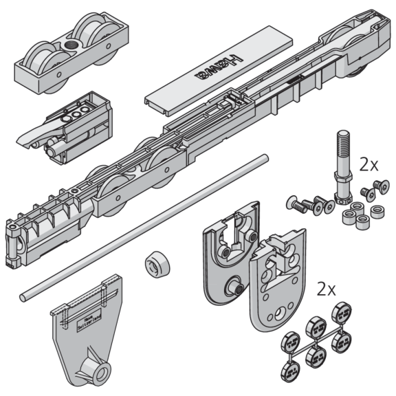Garniture 1 porte Junior 100 GP