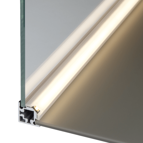 CADRO diffusorprofiel vitrine