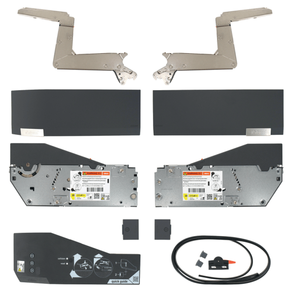 Kraftspeicher SERVO-DRIVE AVENTOS HS top mit vormontierten Systemschrauben