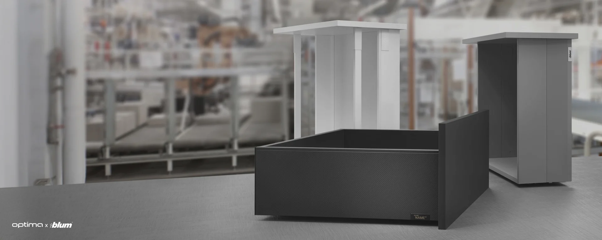 Planungswelt Ferttischübktasten systembox BLUM