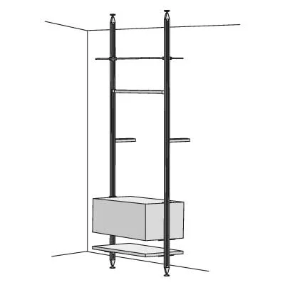 Stiliphos fixation sol - plafond