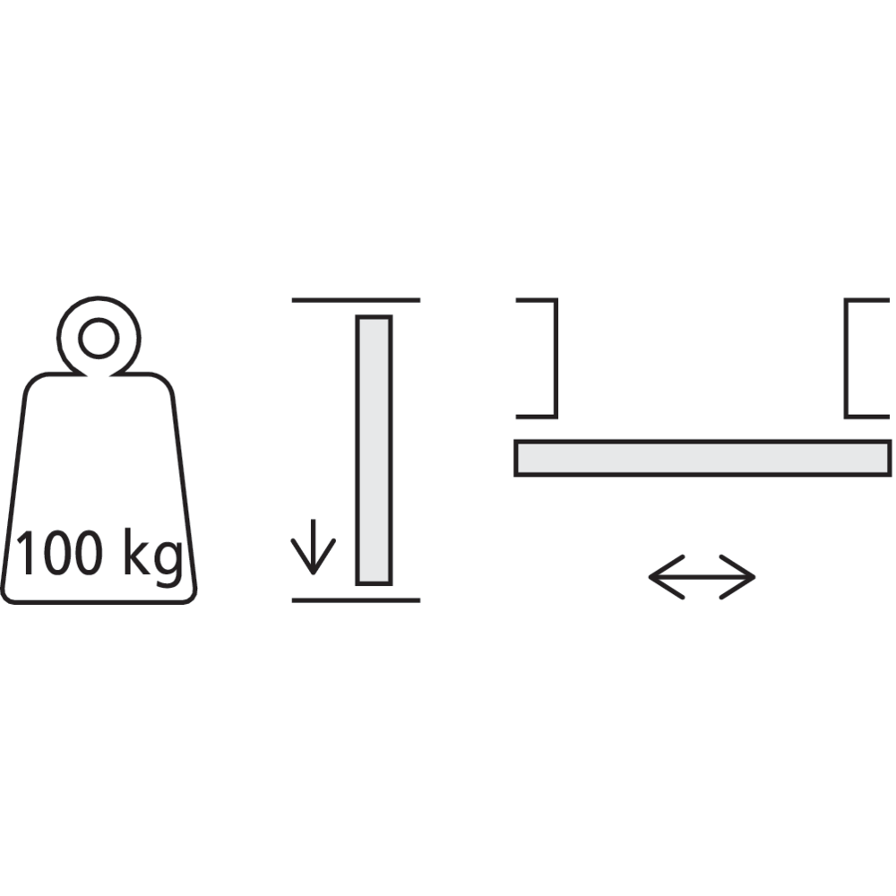Set de rail coulissant bois