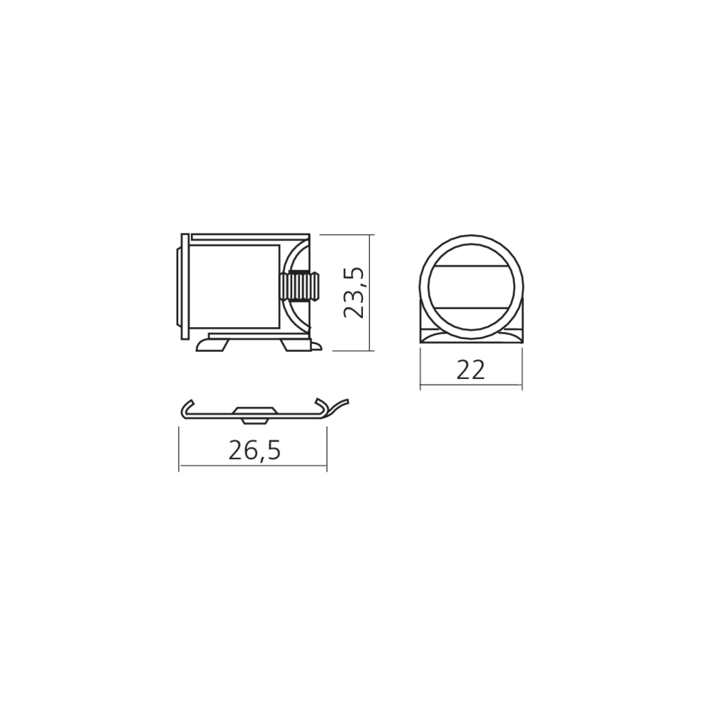 Loqueteau magnétique COMPACT