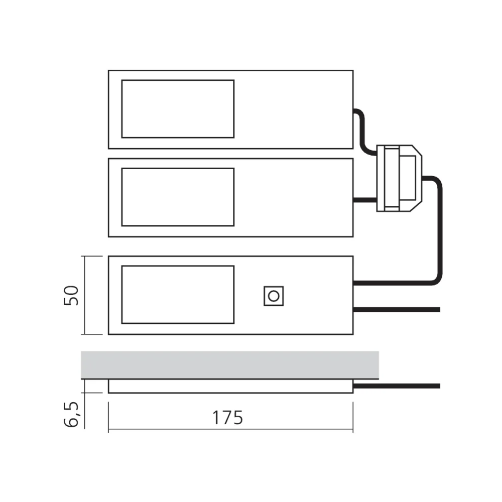 Kit 3 spots LED 12 V