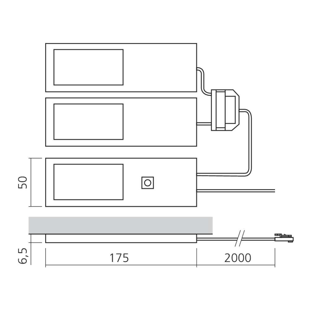 Kit 3 spots LED 12 V