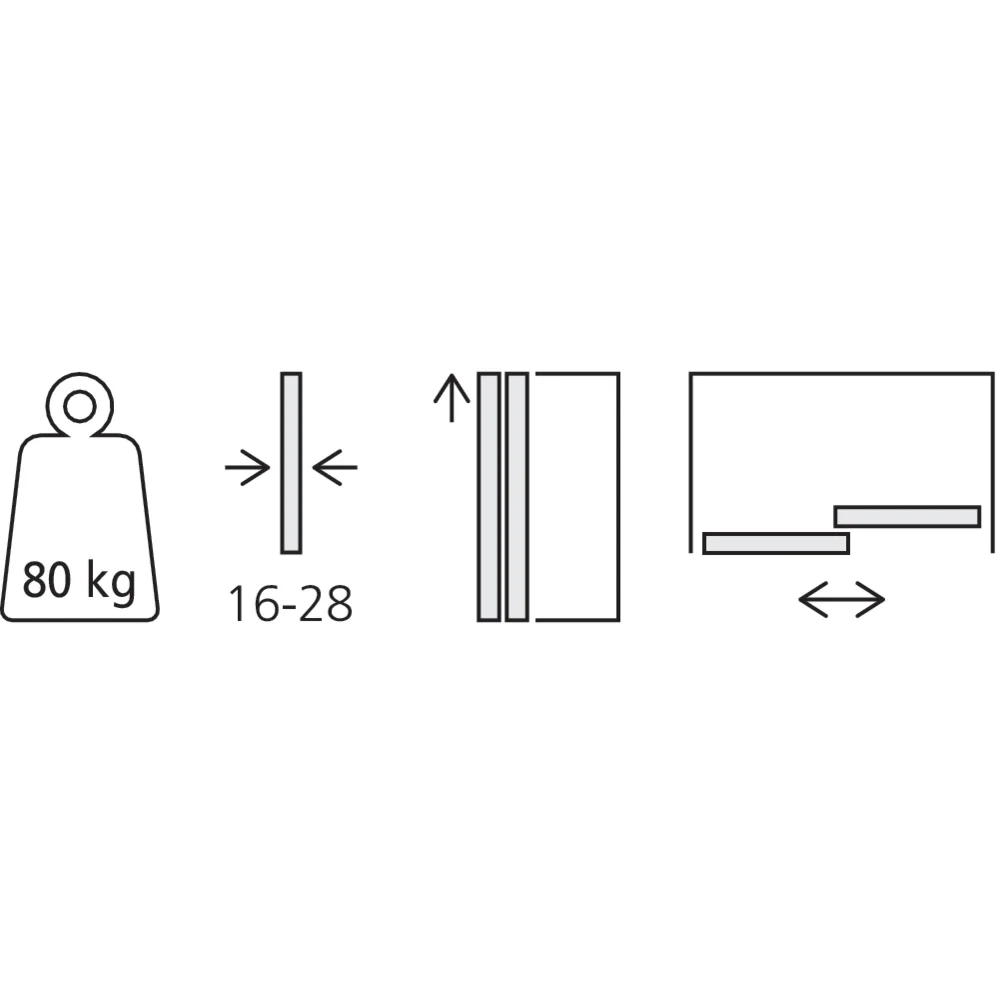 Garniture porte extérieure PS48