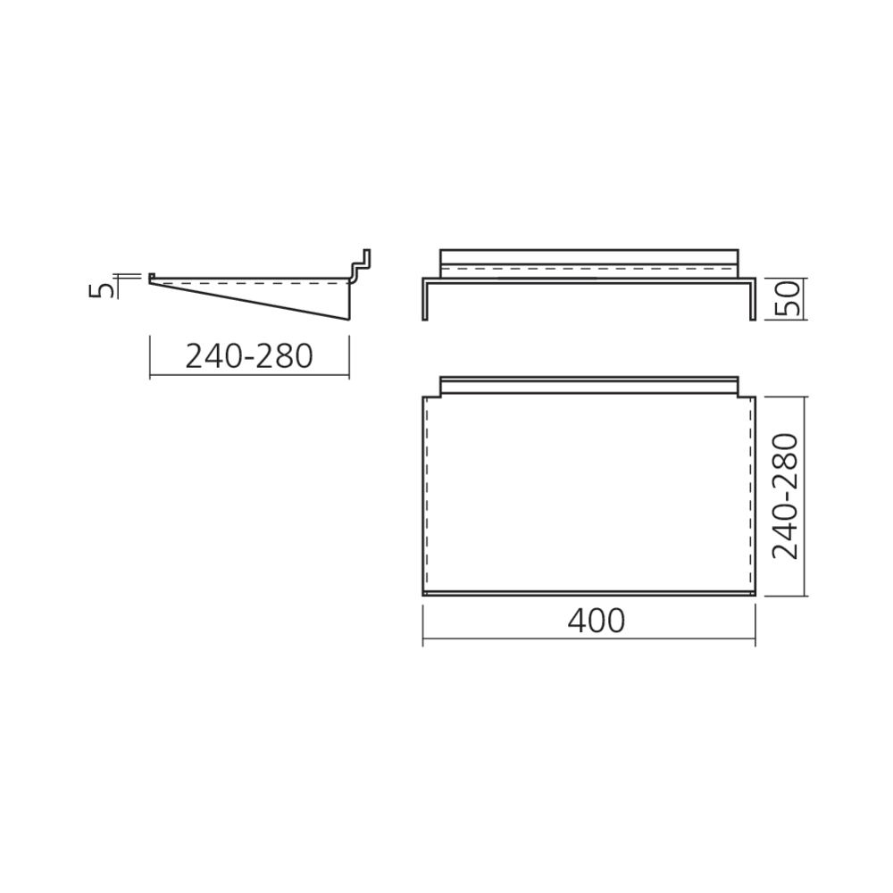 Tablette de présentation