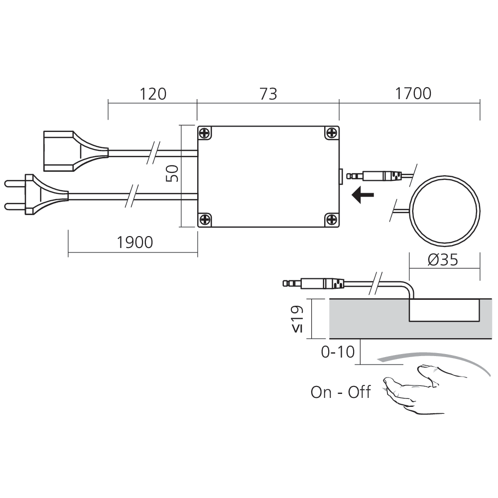 Capteur Sensor invisible
