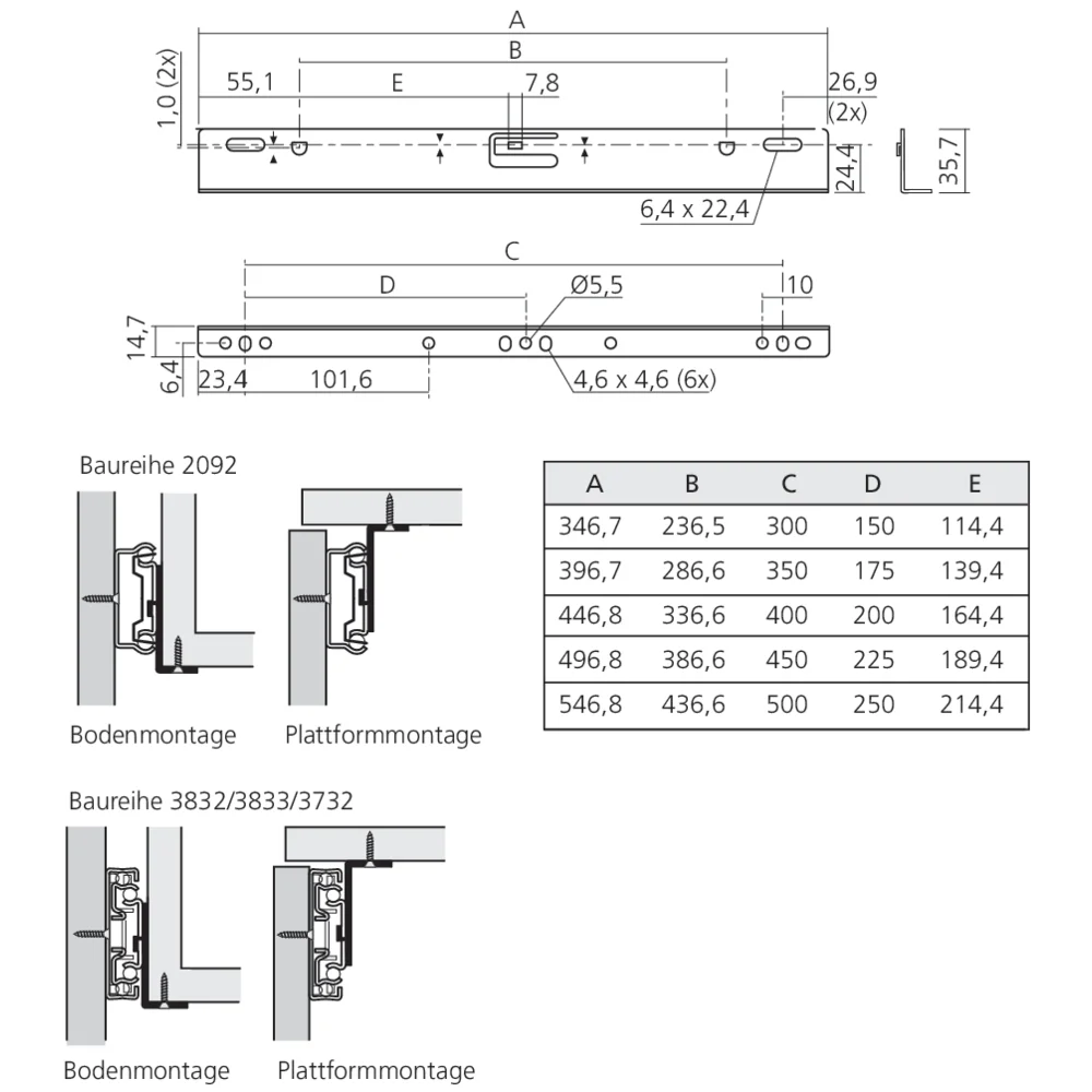 Equerres optionnelles