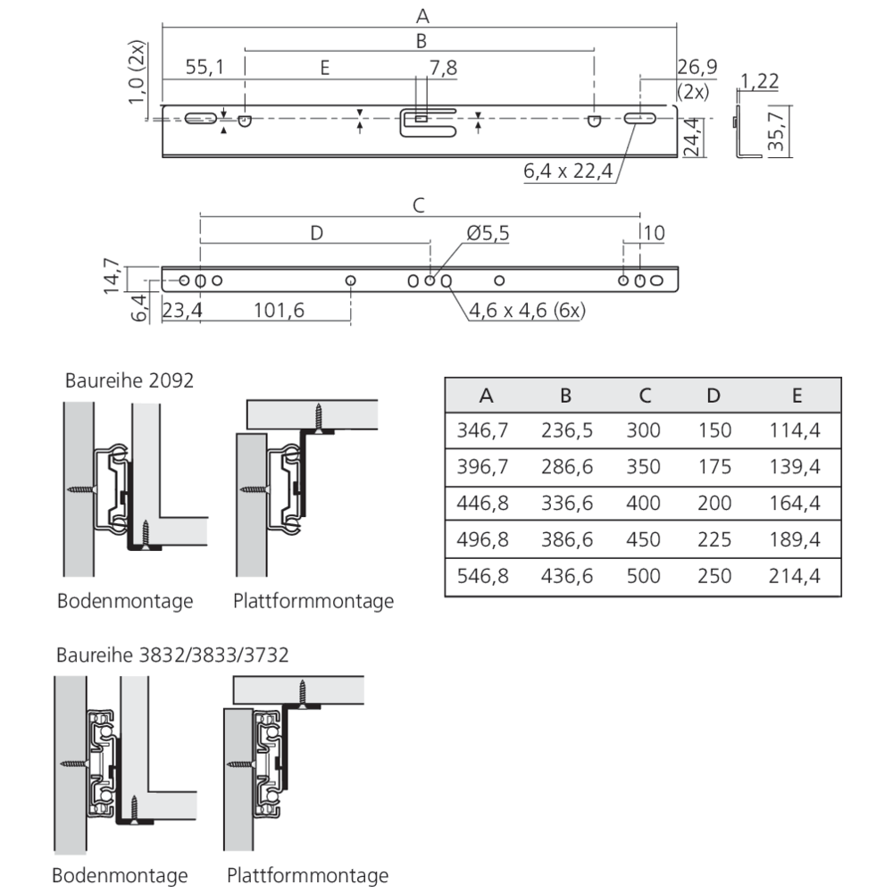 Equerres optionnelles