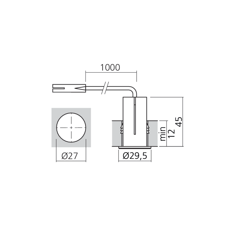 Interrupteur à poussoir