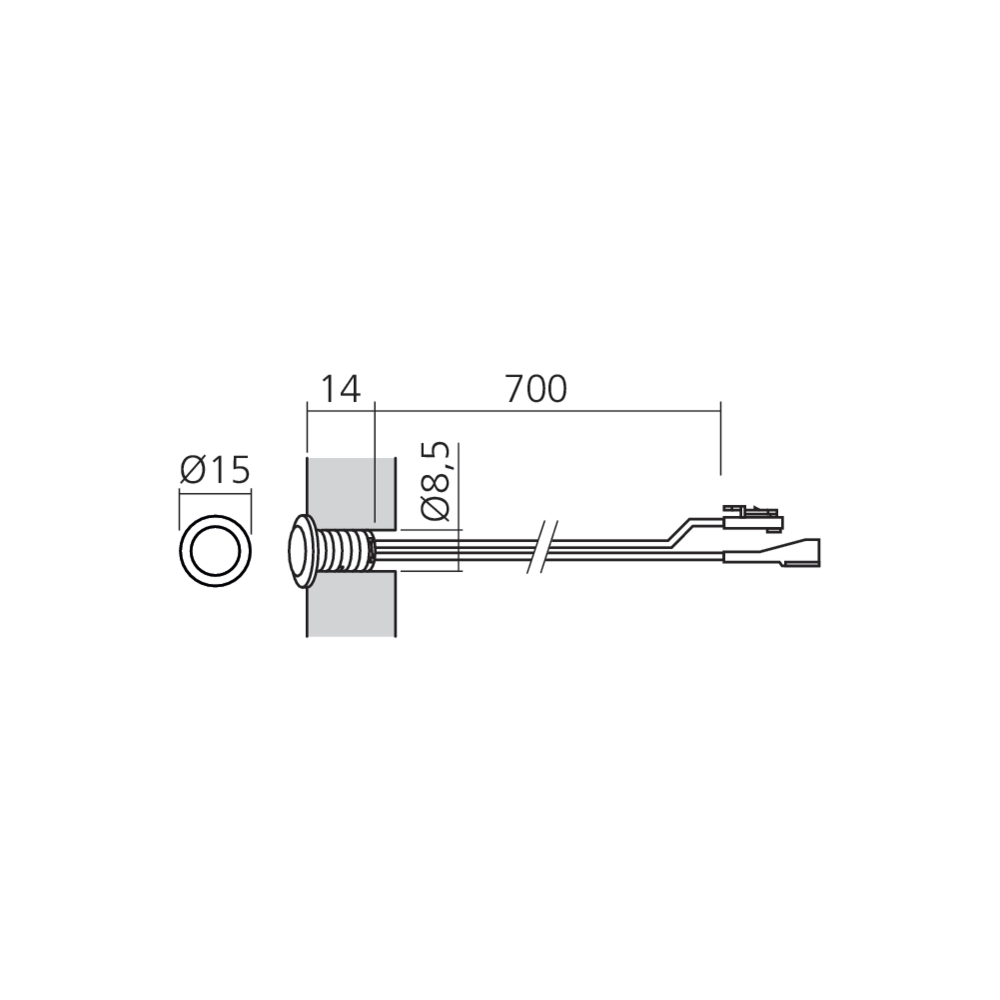 Spot LED MINI 12 V