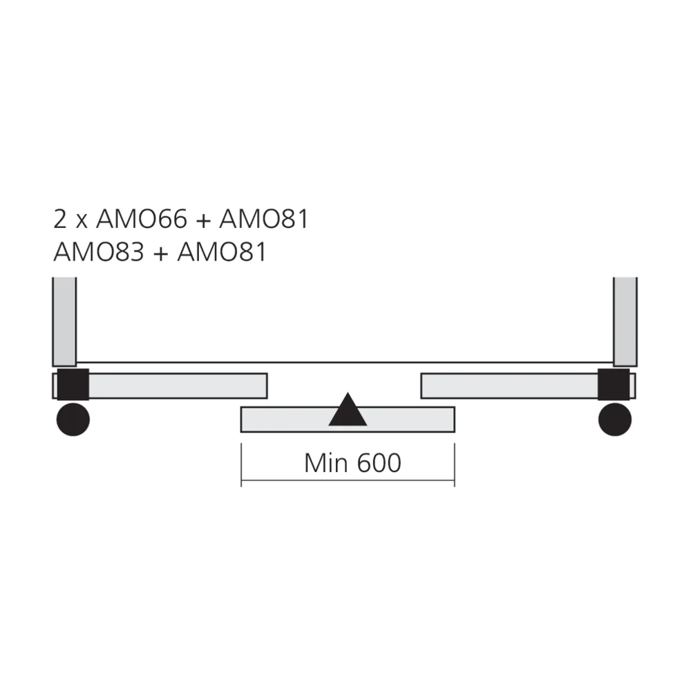 Amortisseur central Combino 65/80 FS