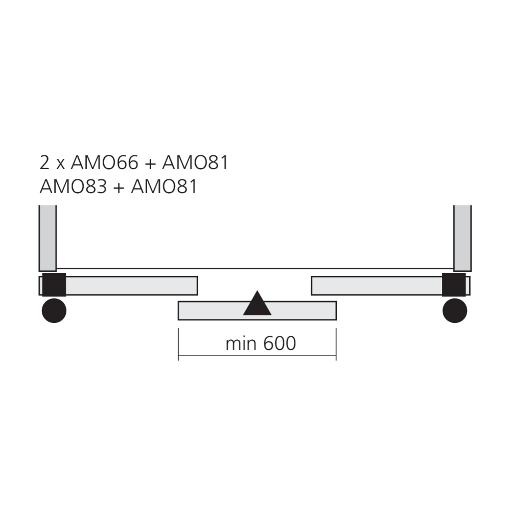 Amortisseur central Combino 65/80 FS