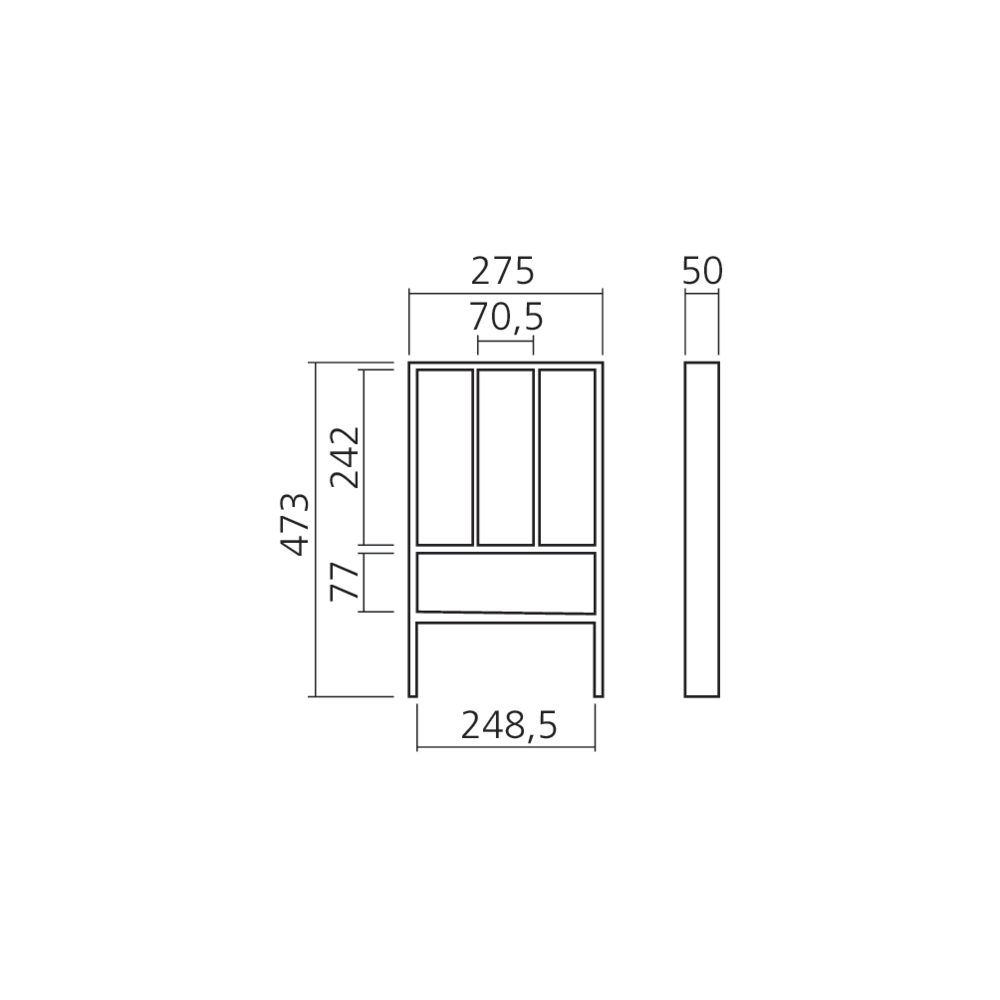 Range-couverts cadre CONNECT