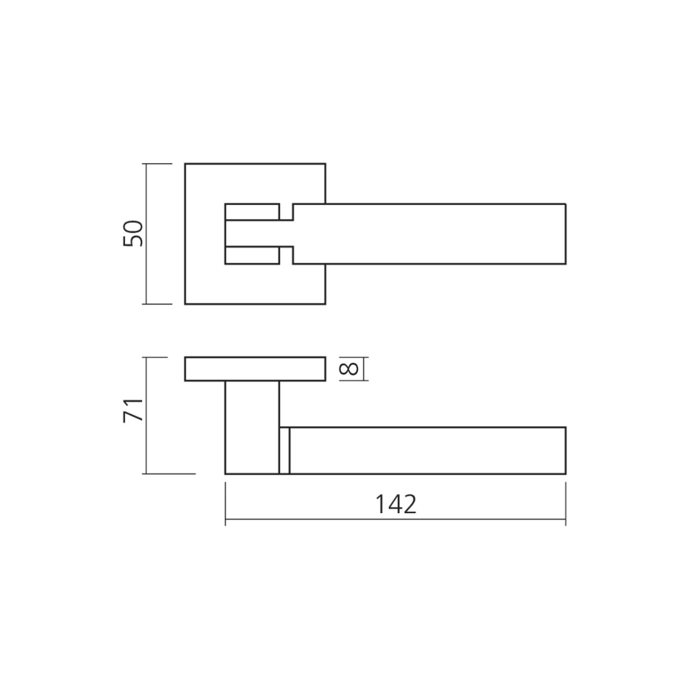 Béquille bicolore QUADRA