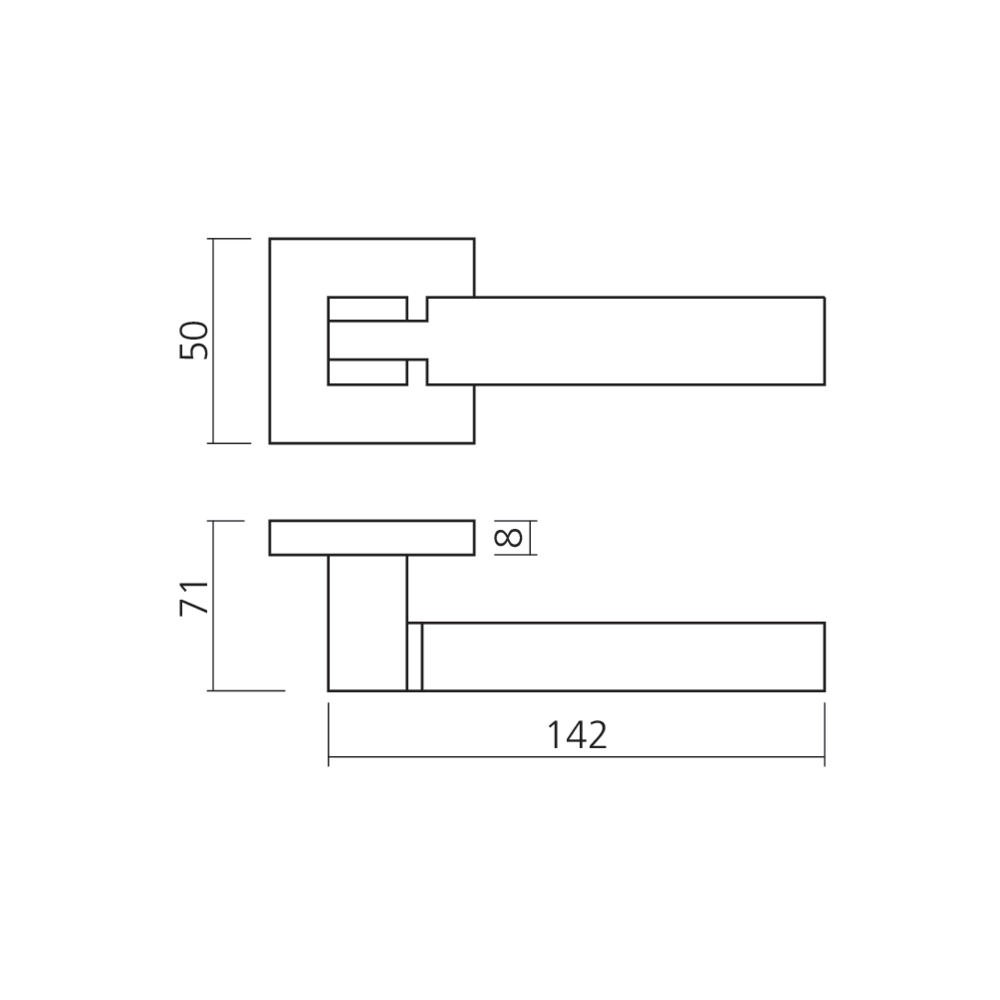 Béquille bicolore QUADRA