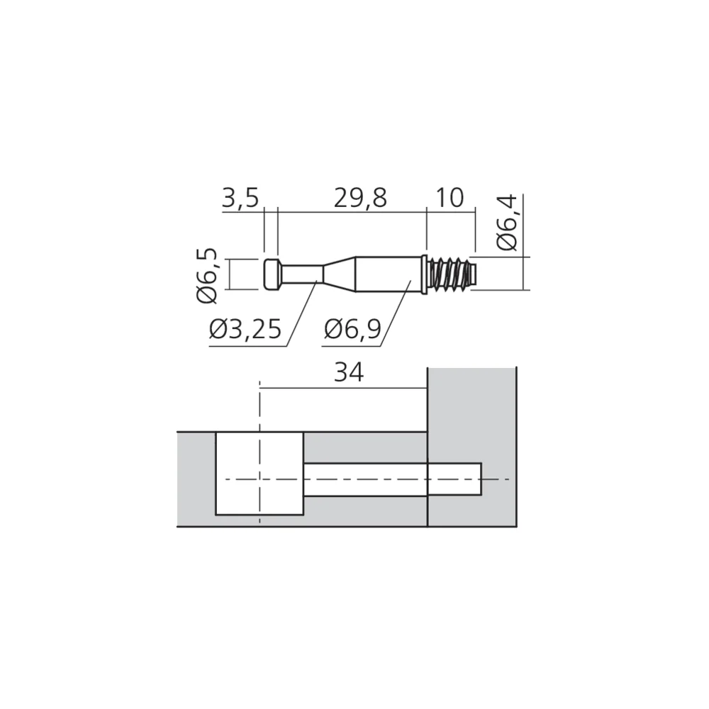 Tourillon filet bois