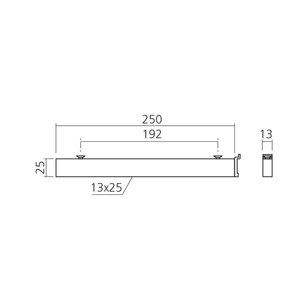 Support tablette verre et bois
