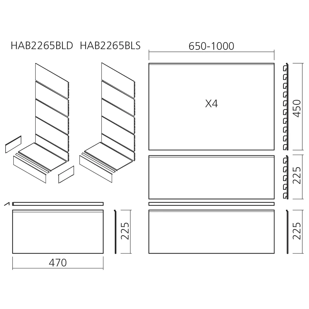 Kit habillage métallique ES30