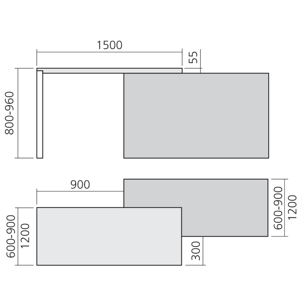 Ferrure de table pivotante SESTANTE