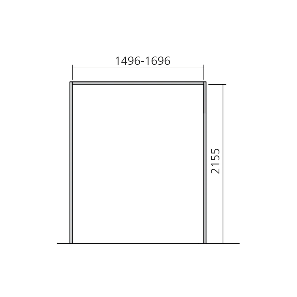 Lit abattable vertical avec 1 table